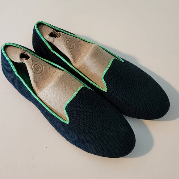 Rothy's The Loafer Merino Wool Winter Green Size 8 - Picture 7 of 7